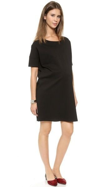 Hatch Maternity Women’s THE AFTERNOON DRESS Black Size 3 (L/12) $228 NEW