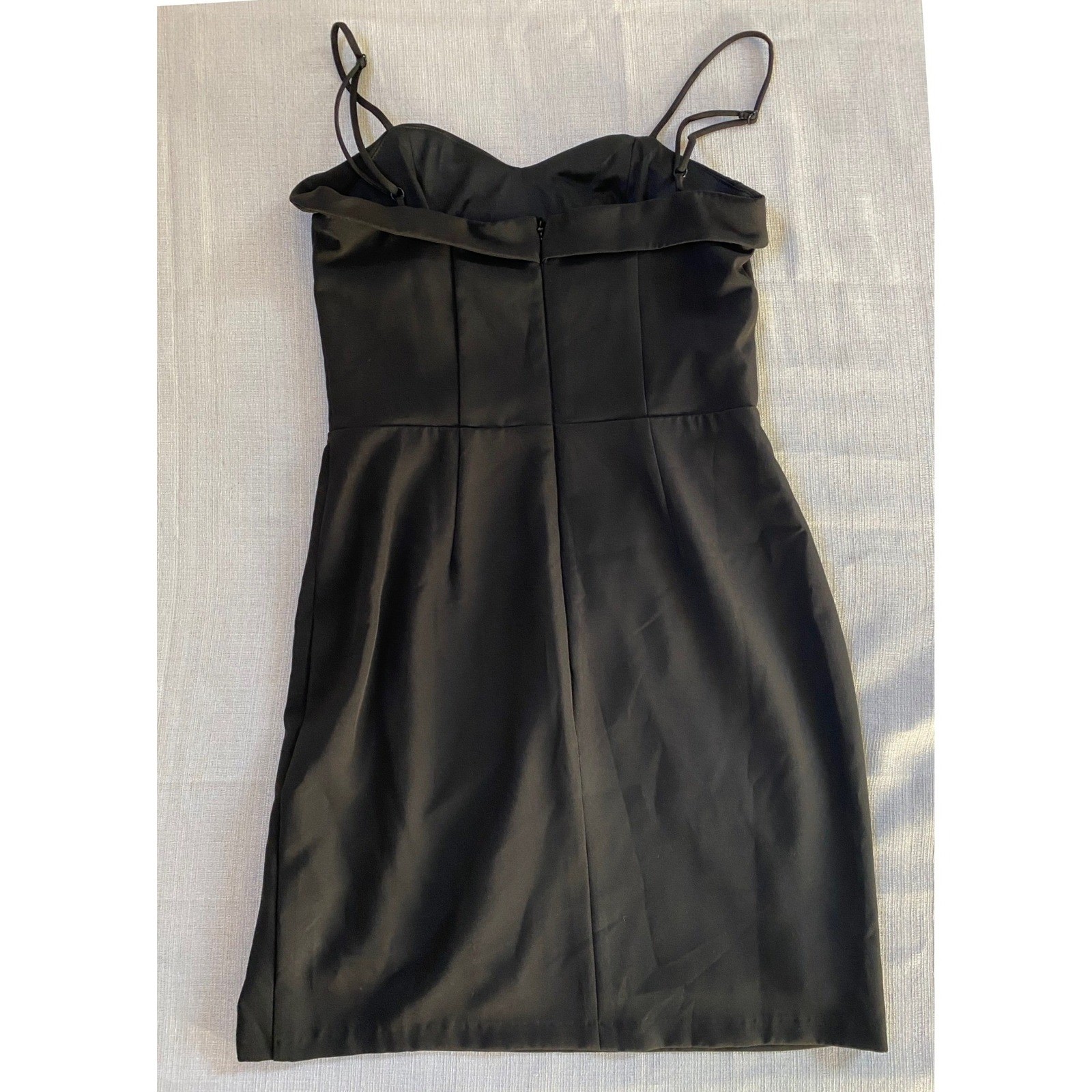 Charles Henry Womens Black Sweetheart Mini Dress Spaghetti Strap 90753CH-Z76 S