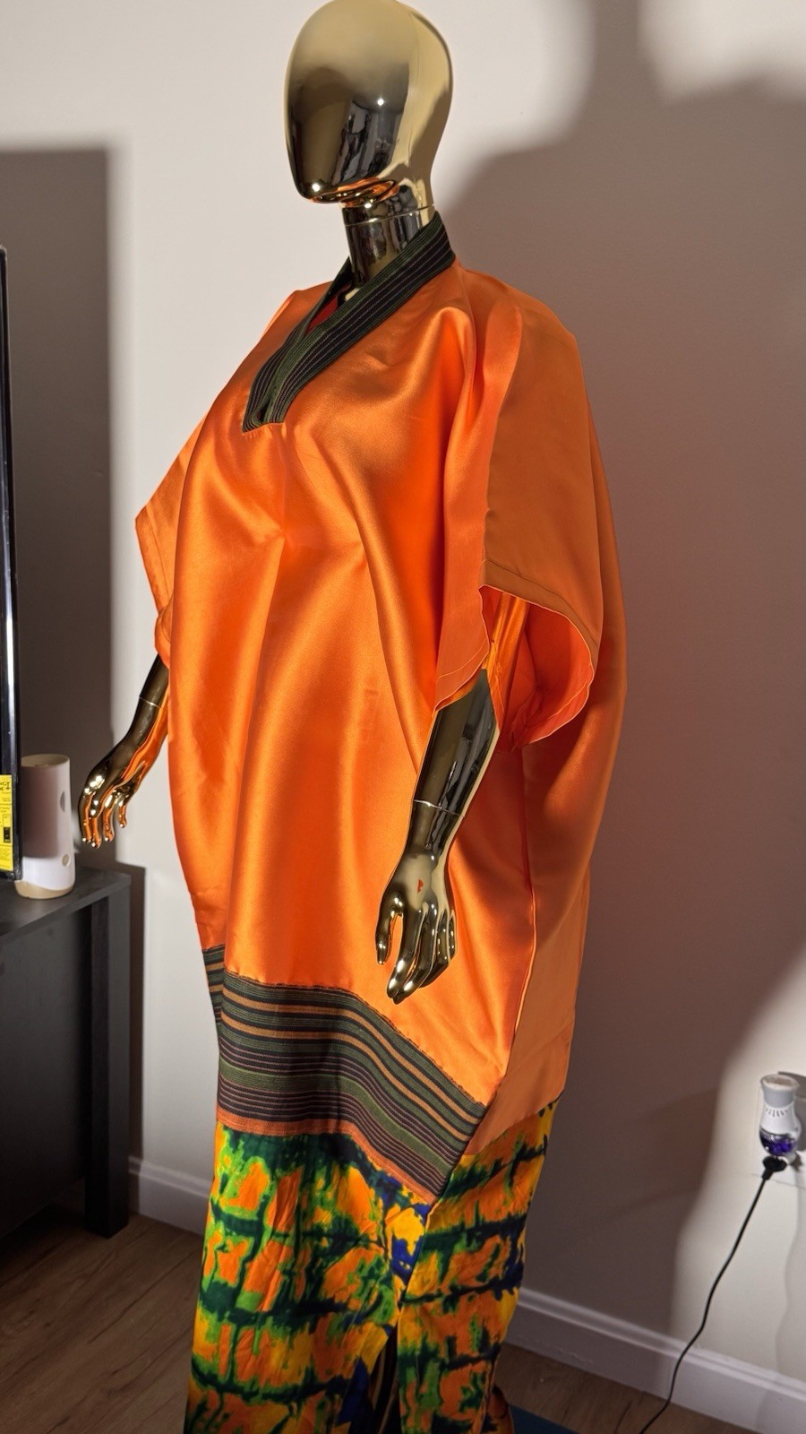 African Print Ankara Bubu Dress With Asoebi