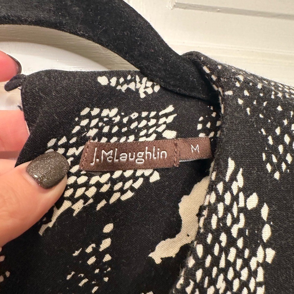 J. McLaughlin Catalyst Snake Print Dress