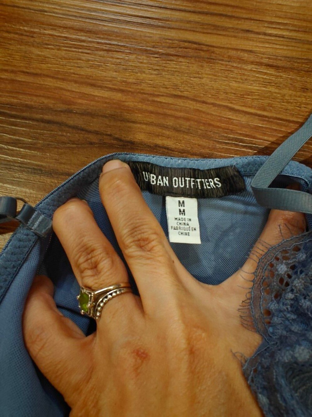 Urban Outfitters Brenna Bustier Mini Dress in Periwinkle Blue