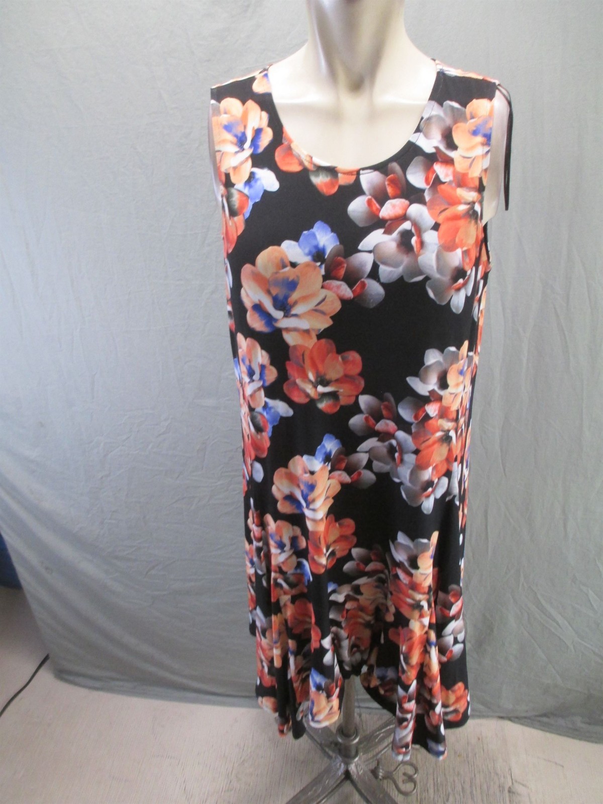 Unbranded Size M Womens Multicolor Floral Sleeveless Romantic Beauty Dress 674