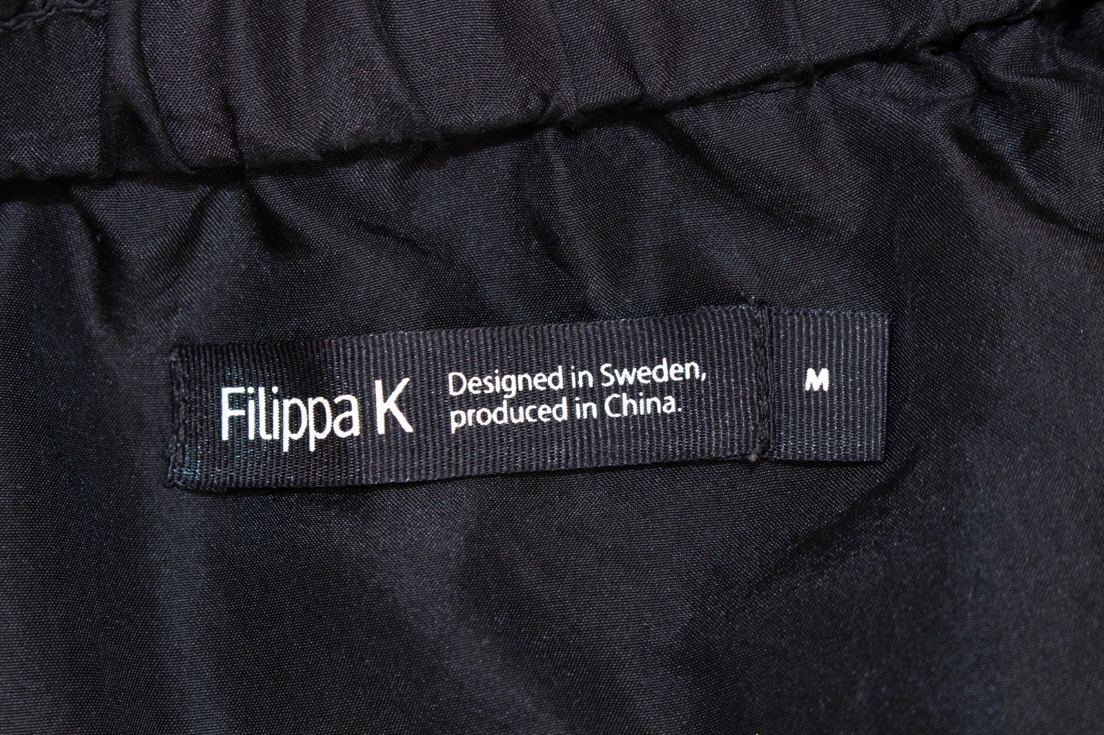 Filippa K Silk Dress Black Asymmetric Draped Sleeveless Fit&Flare Dress M