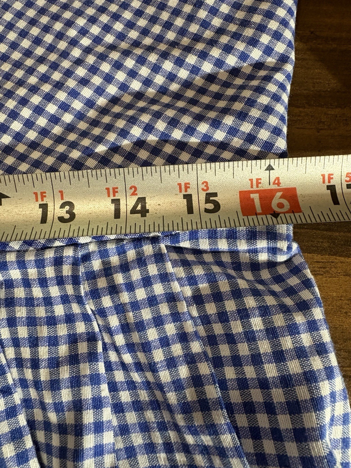 NWT GloryStar Gingham Blue Bavarian Dirndl Oktoberfest Dress Zip Up Lace Large