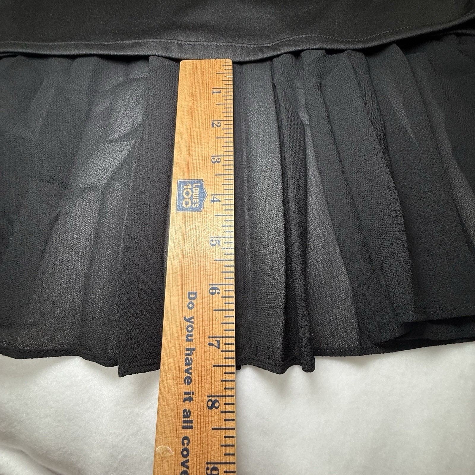 VTG 80’s-90’s O.Suzanne Black Accordion Pleated LBD Formal Size 4 Whimsigoth