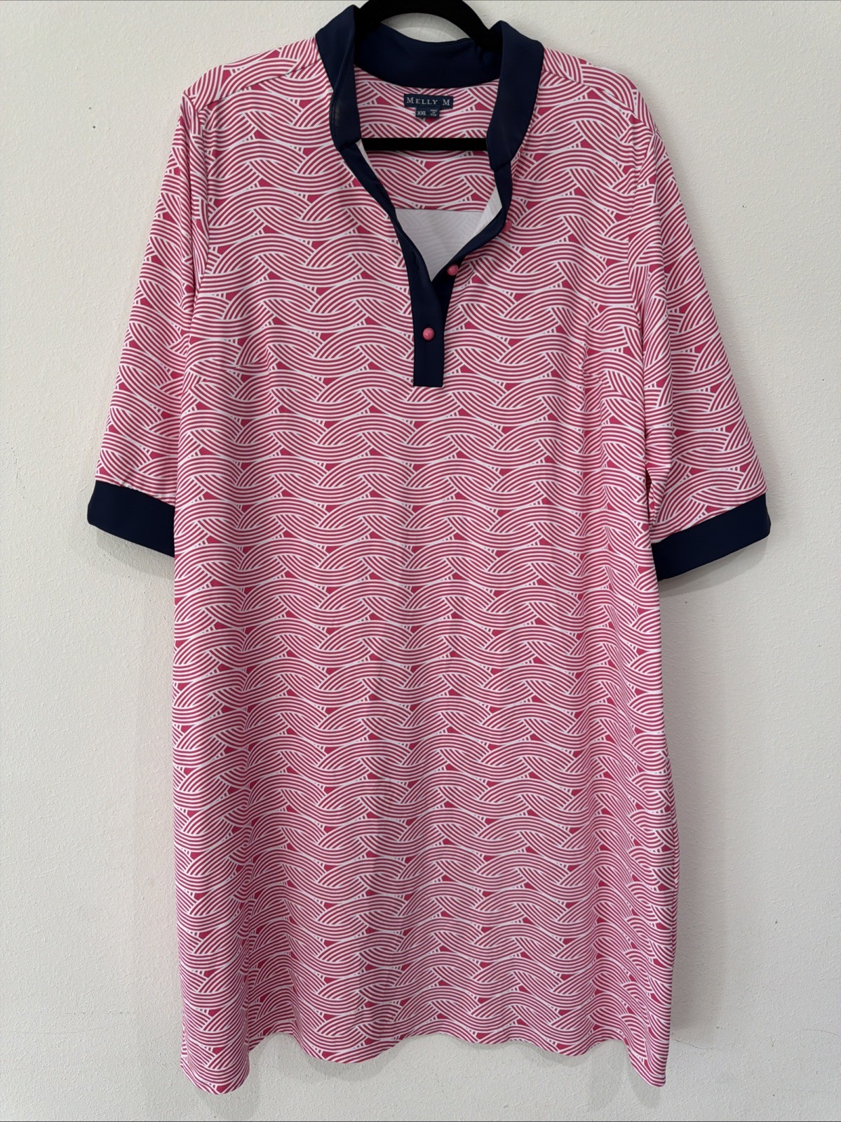 Melt M Women’s XXL Dress Knee Length Resort Wear Stretchy Colorful Dopamine