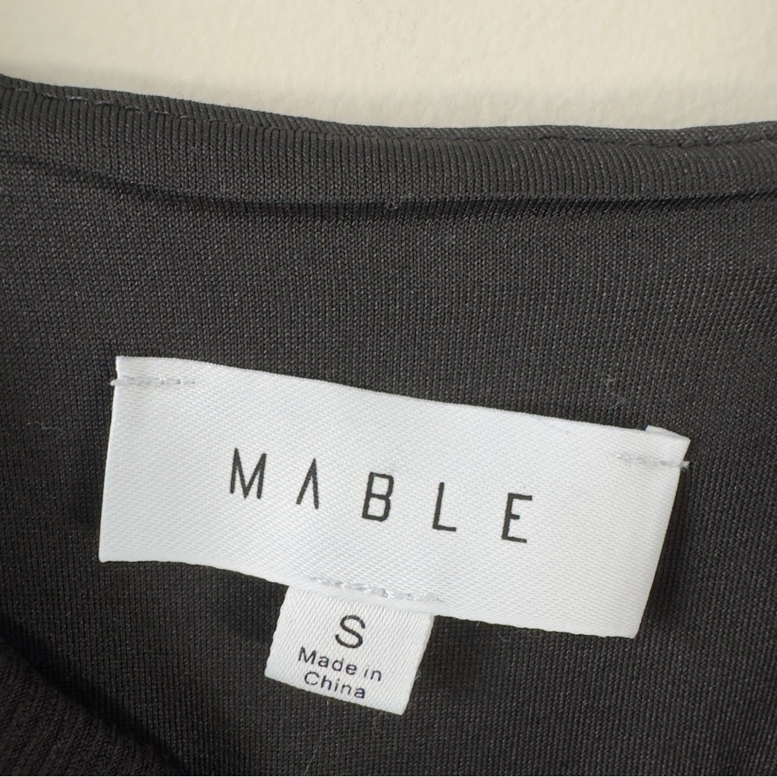 Mable Anthropologie Black Cutout Middle Backless Dress mini stretch sleeveless S