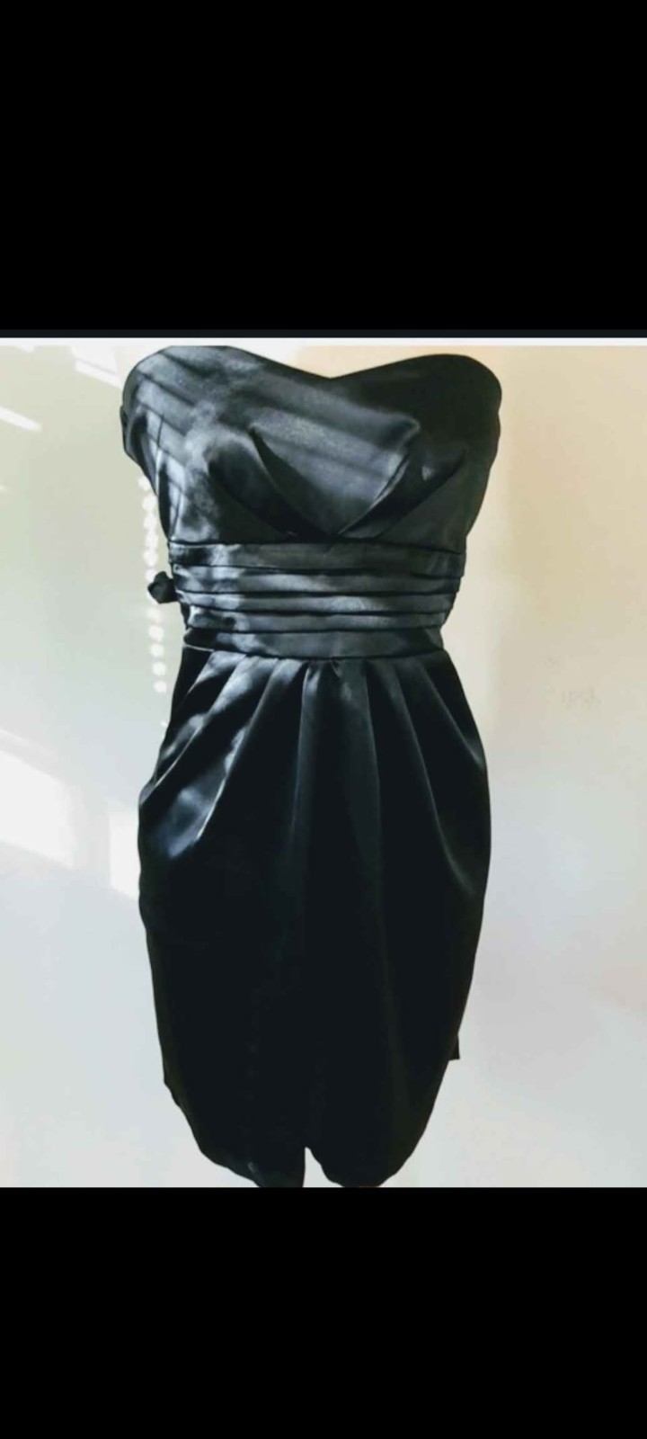 As U Wish Strapless Maxi Dress Tie Back