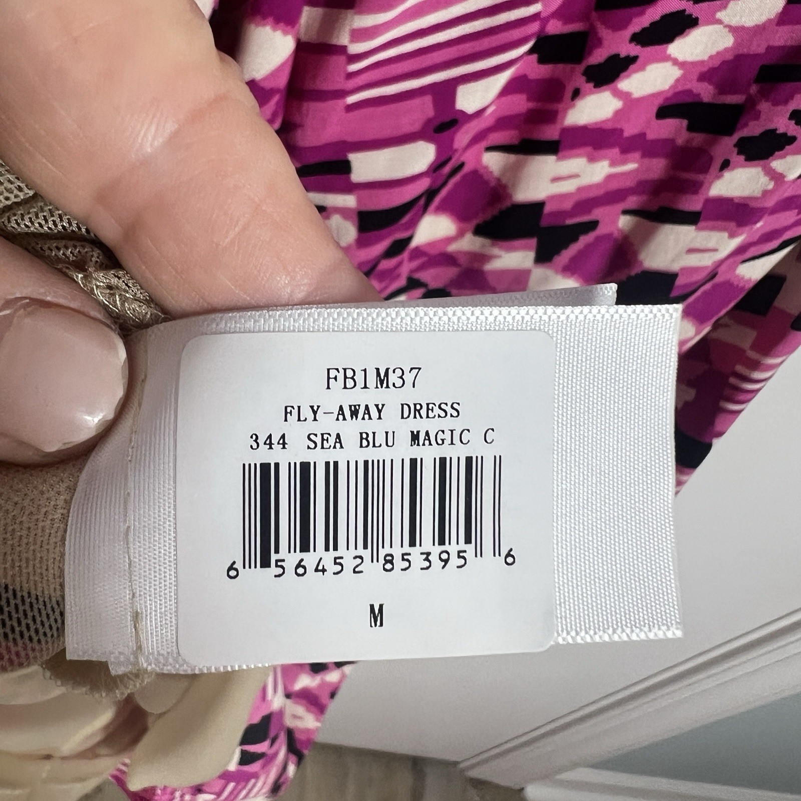 PLENTY By Tracy Reese Pink Fly Away Tiered Lined V-Neck Dress Size Medium NEW