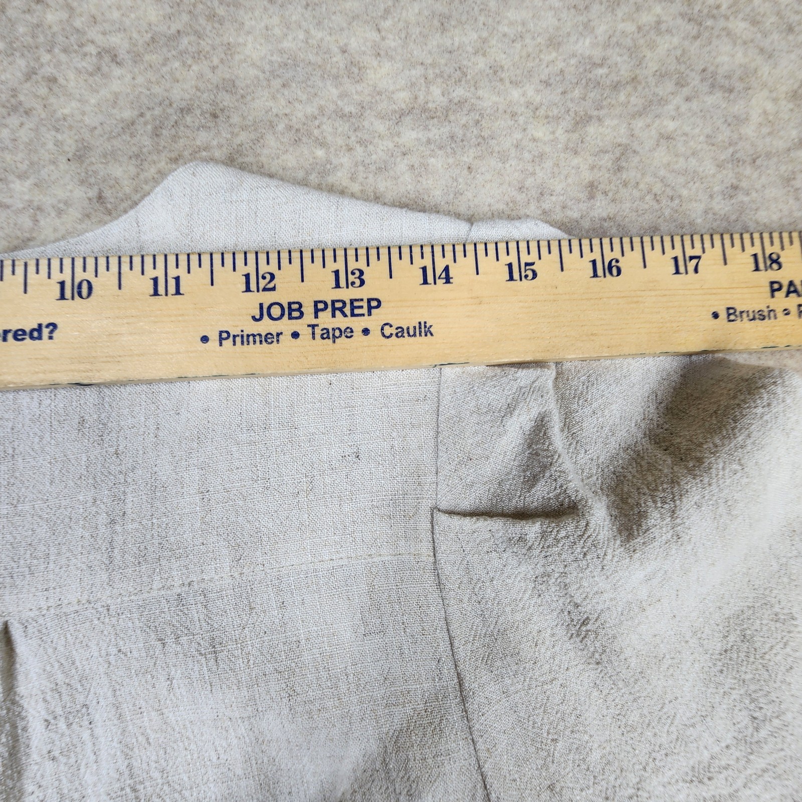 Roolee Maxi Dress Ivory Linen Blend Women L Button Front Cottagecore