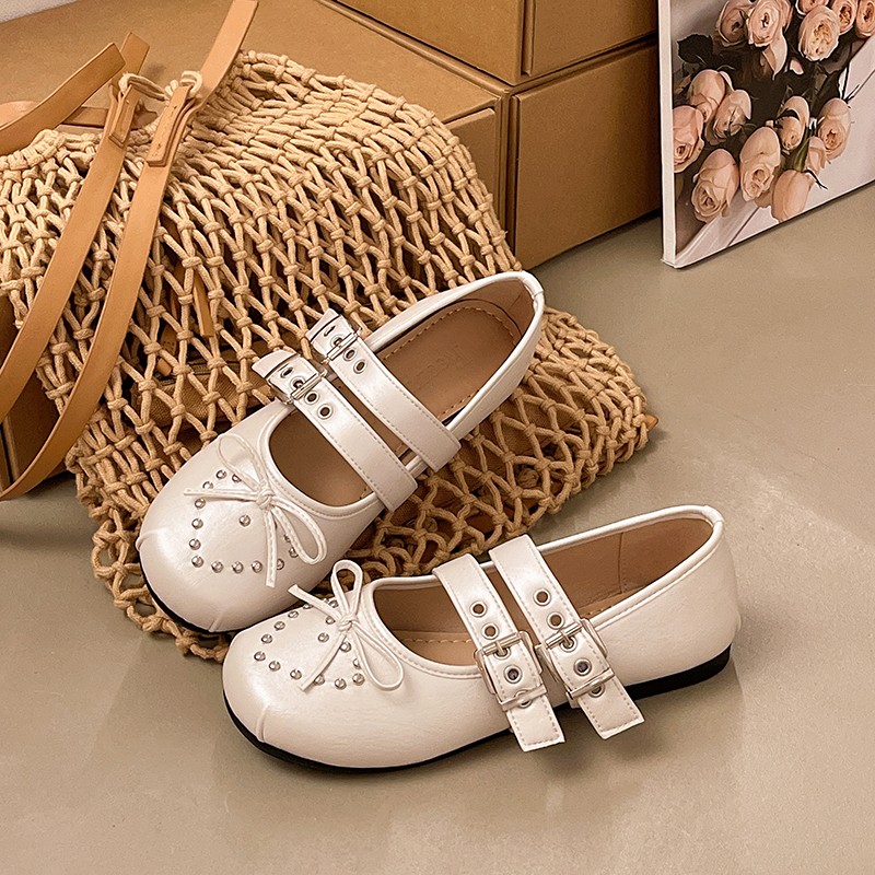 French Retro Rivet Mary Jane Shoes For Women, 2026 New Spring & Autumn…