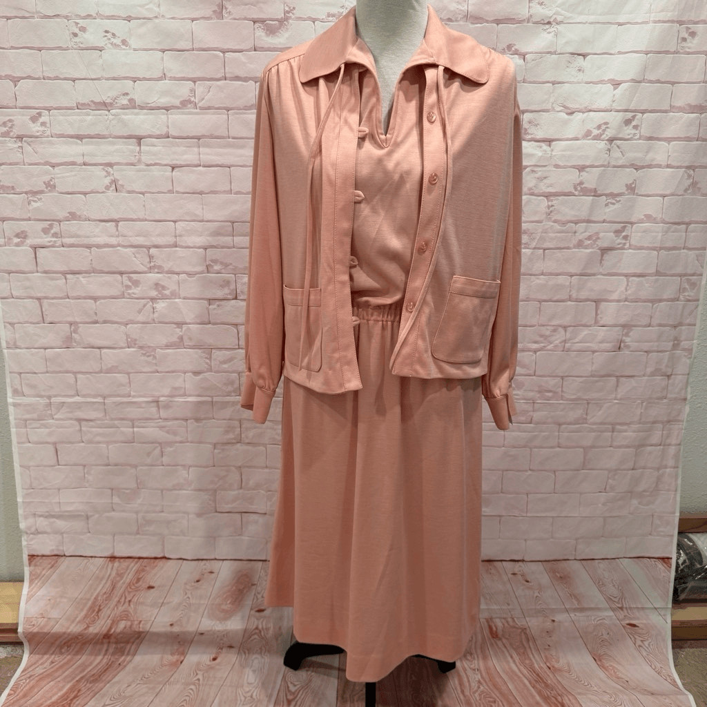 Vintage Butte knit 2 pc set 100 Dacron polyester
