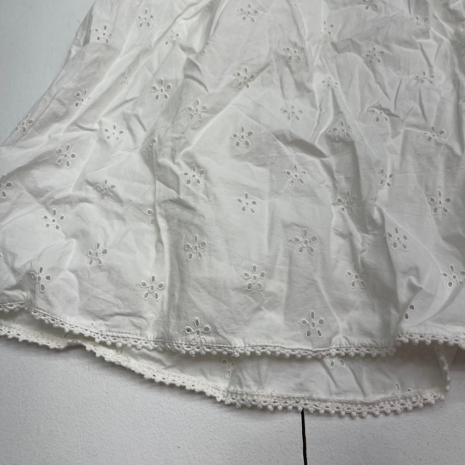Spell & The Gypsy Collective Bo Mini Dress White Women’s Size Medium New Defects