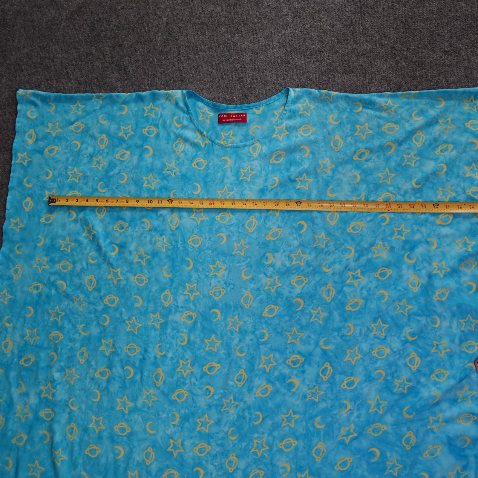 Galaxy Star Wars Blue Kaftan Long Ethnic Vibrant Womens Cool Kaftan UK One Size