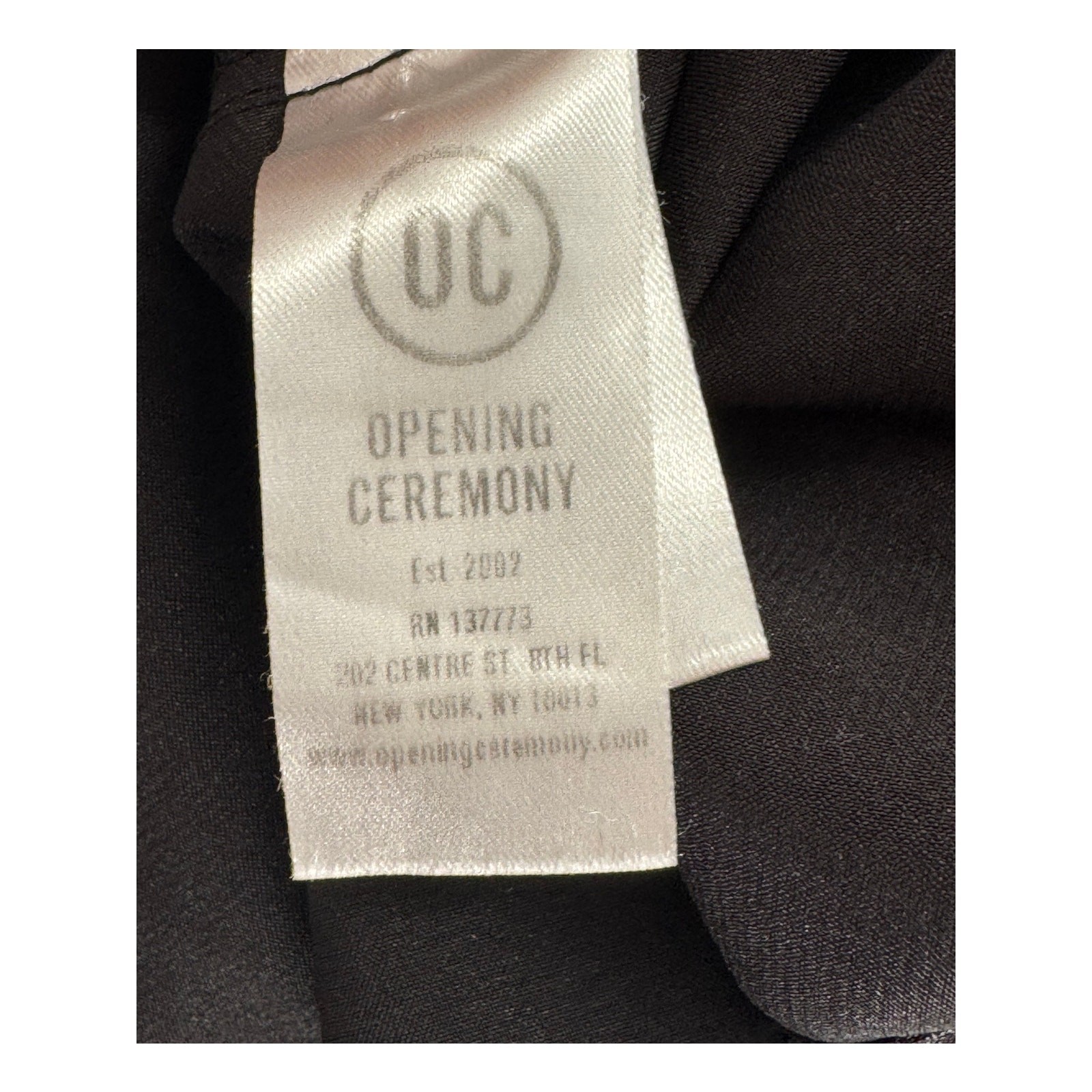 Opening Ceremony Black Gestures Burnout Handkerchief Dress Sleeveless 8