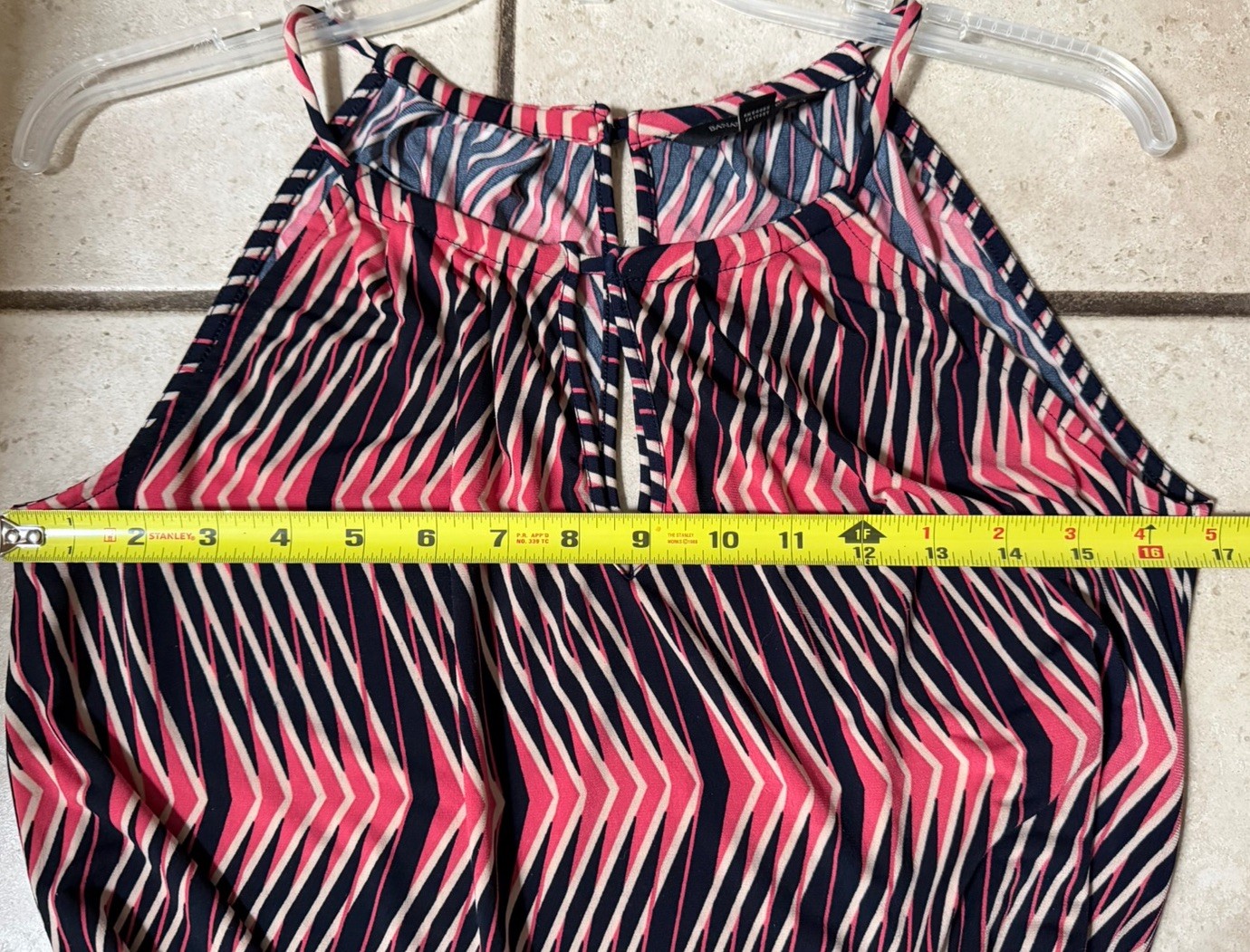 Banana Republic Womens Halter Neck Drawstring Waist Keyhole Dress Size Small S