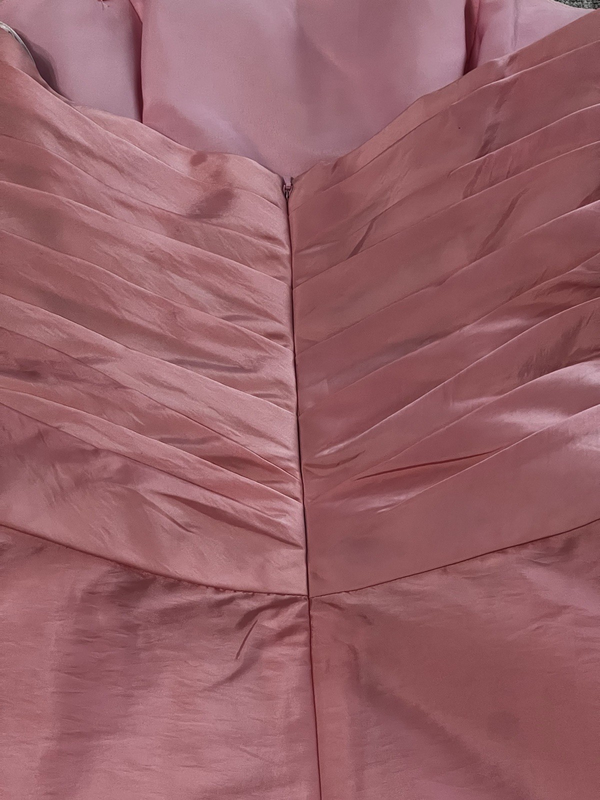 Pink Strapless Prom Dress B2 by B Darlin Size 8 Satin Formal Dress