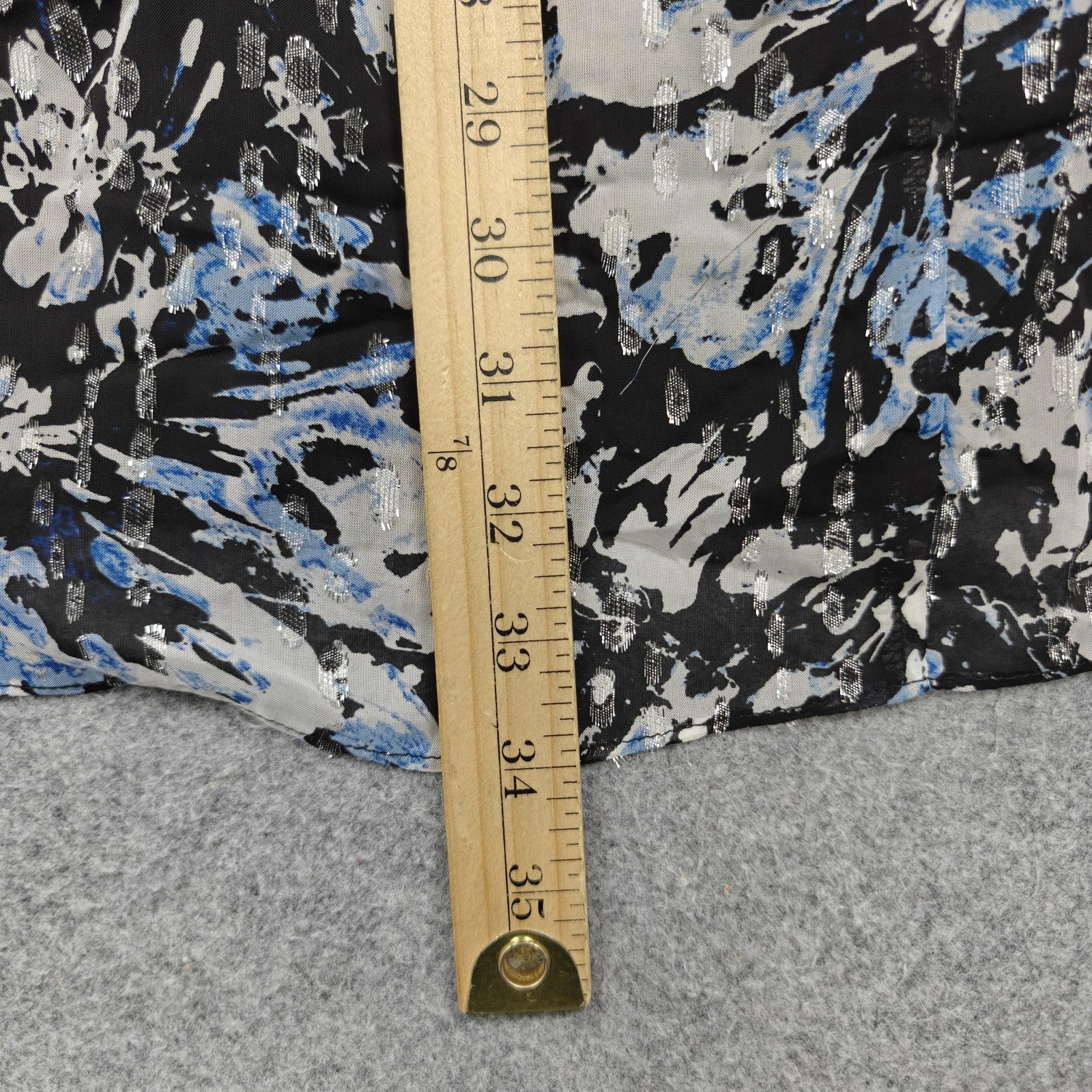 The Kooples Dress Womens 0 Multicolor Floral Wrap Puff Sleeve V Neck Lined New