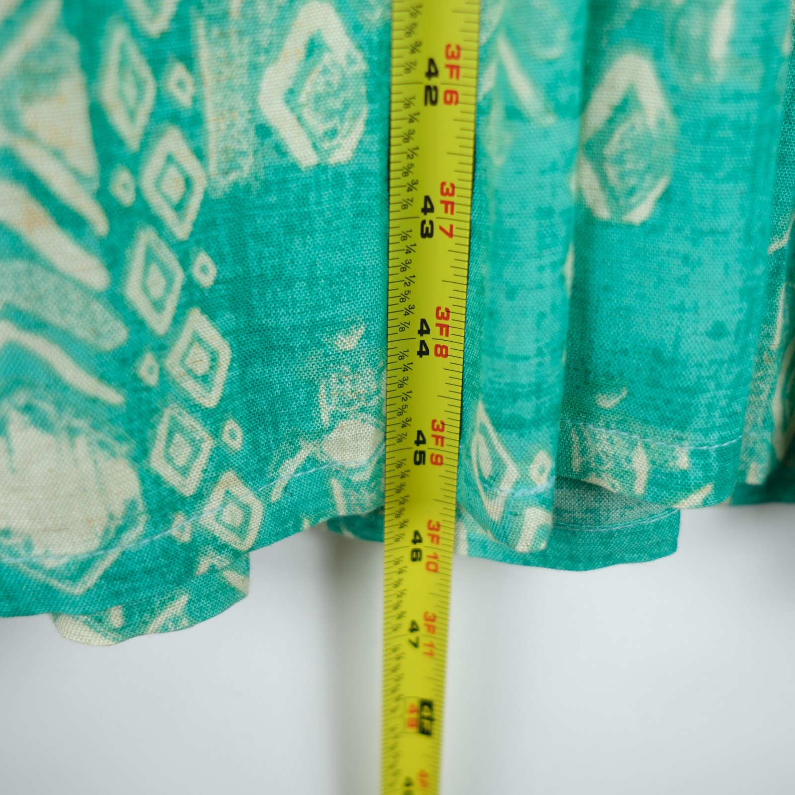Orientique Collared Patchwork Midi Dress HANALEI Print (#91001) Size US M/ UK 14