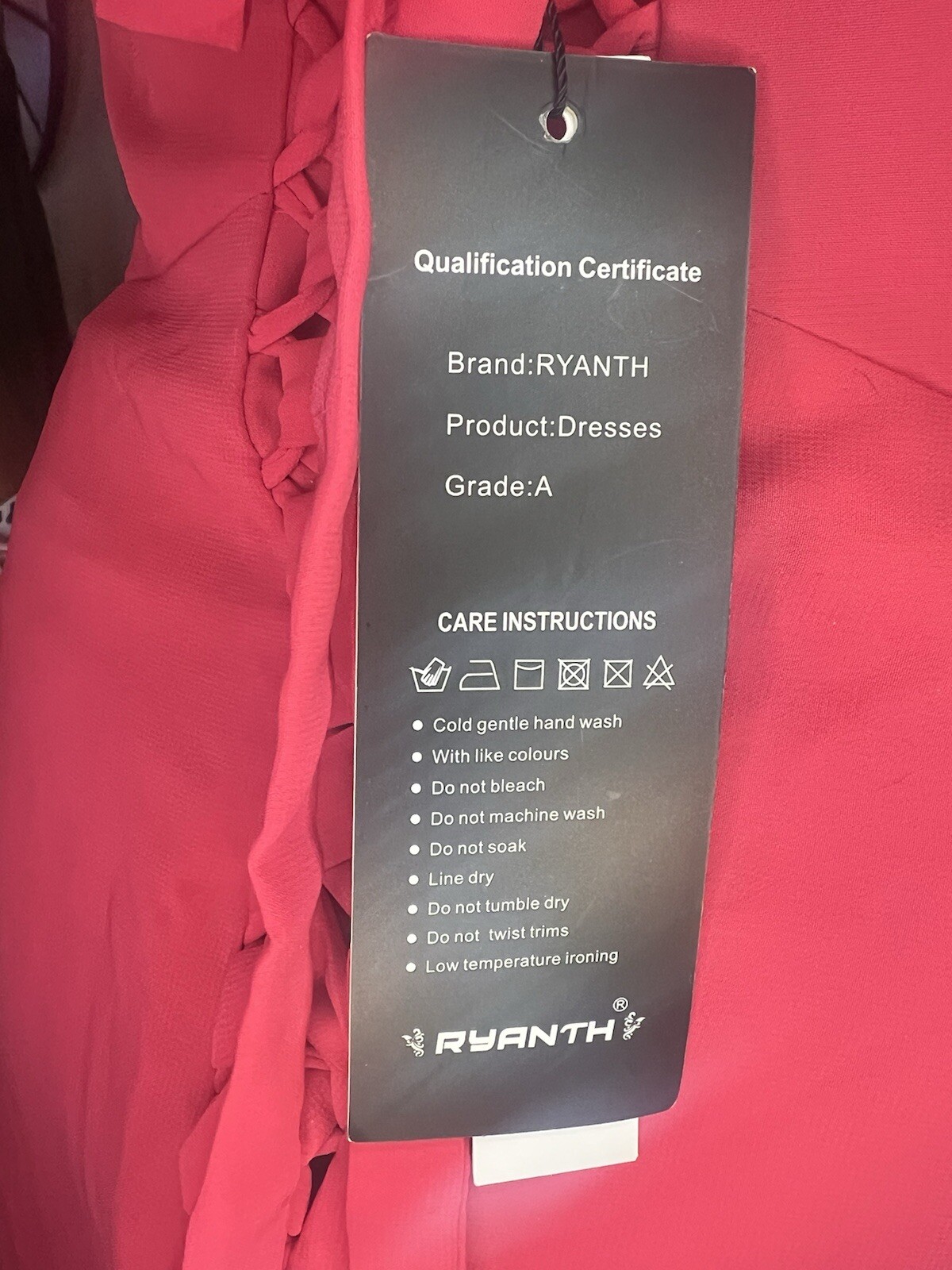 RYANTH Bridesmaid Dresses Women Formal Evening Orange Satin V Neck Size 10 NWT
