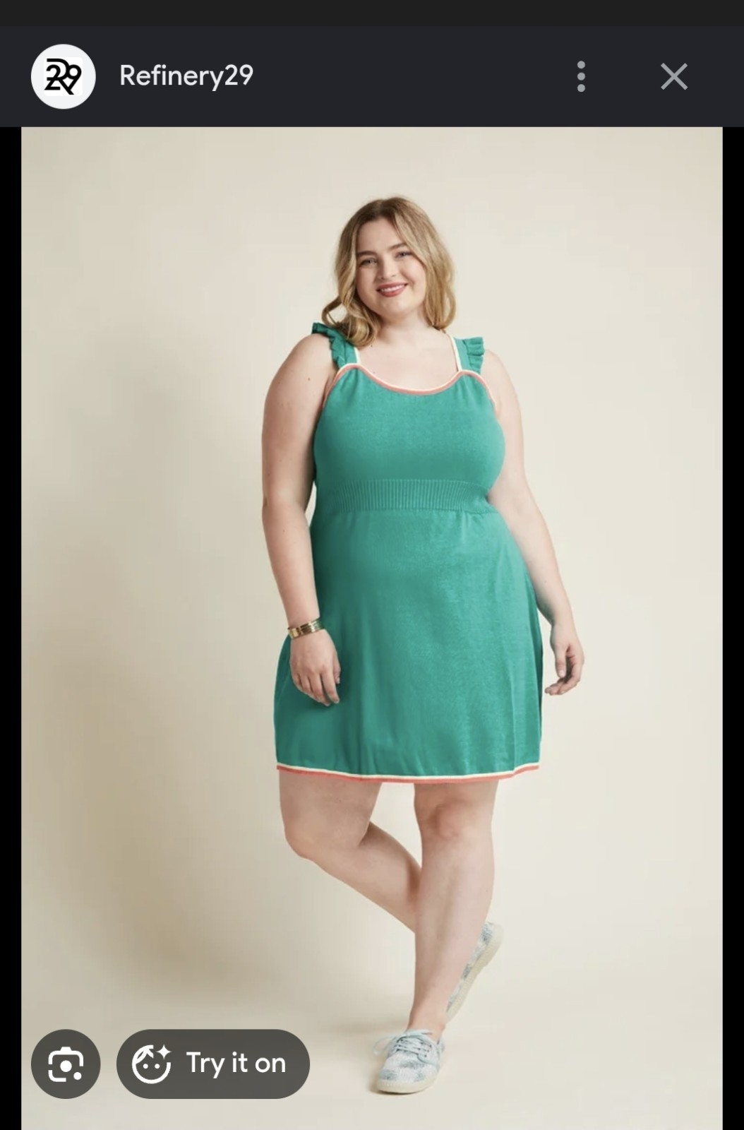 ModCloth | Teal/turquoise Green Cotton Mini Dress | Size Medium