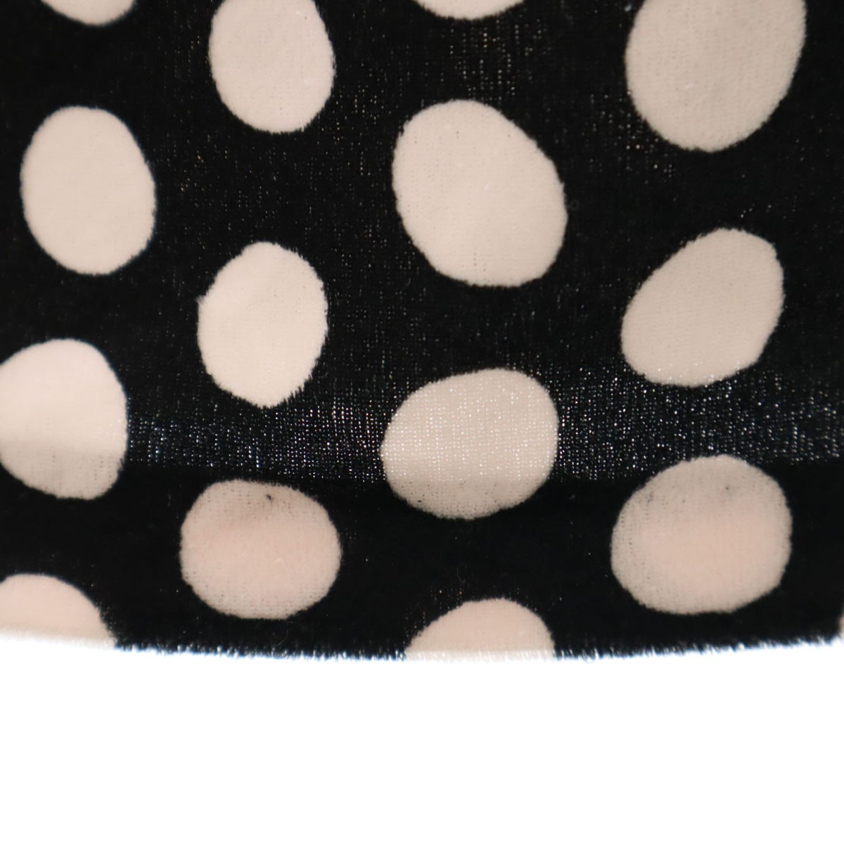 Used ANAYI made in Japan Dot Pattern Long sleeve Velor-like one piece Women