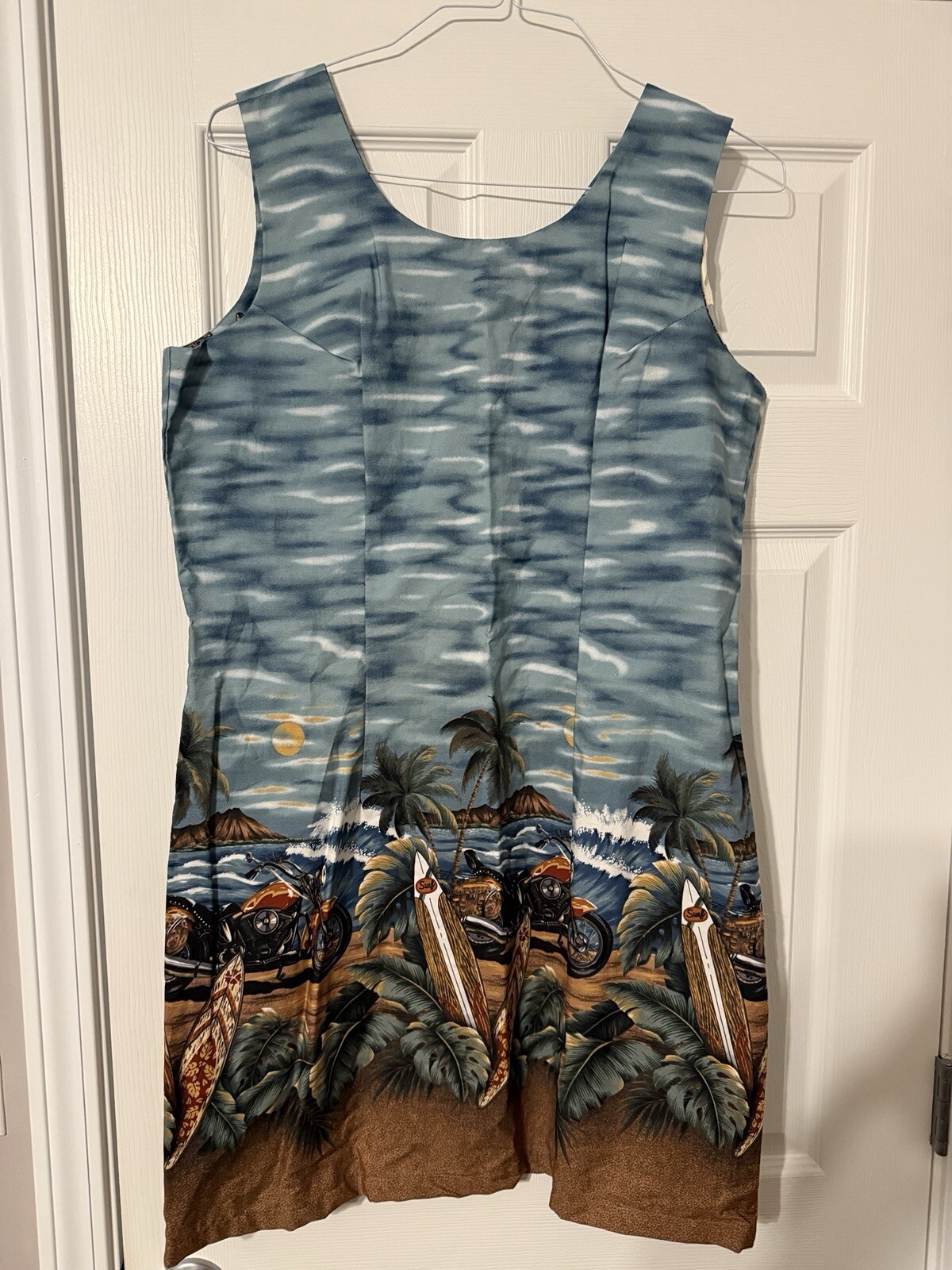KY’s Dress Women’s Sz 2XL Motorcycle Biker Pattern Made In Hawaii XXL