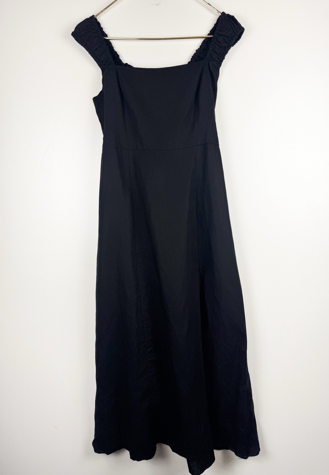 ZARA LINEN BLEND A-LINE DRESS REF 4786/983