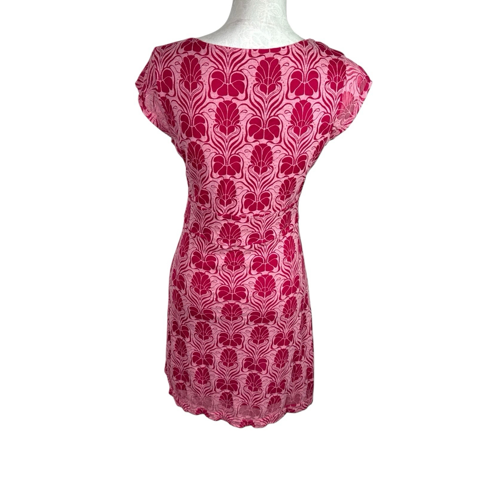 Merrell Women’s S Selectwick SS Active Dress Burnout Lined Pink EUC