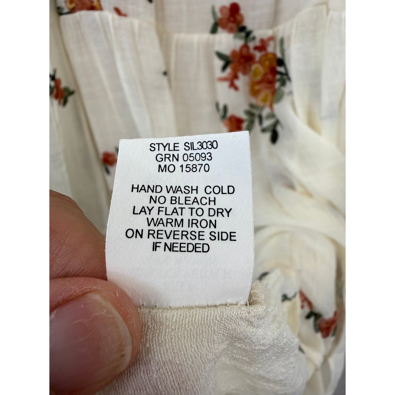 Figueroa & Flower Embroidered Floral Tiered Gauze Midi Dress Boho Cottagecore XL