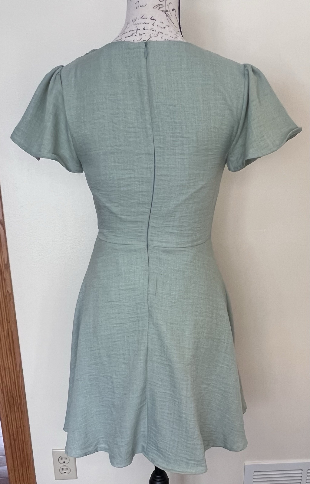 Altered State Linen Lined Mint Green Spring A Line Dress Women’s Small