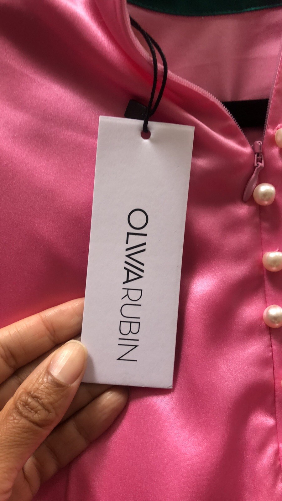 Olivia Rubin Gwen colorblock muli color long sleeve maxi dress UK 6 US 2 NWT