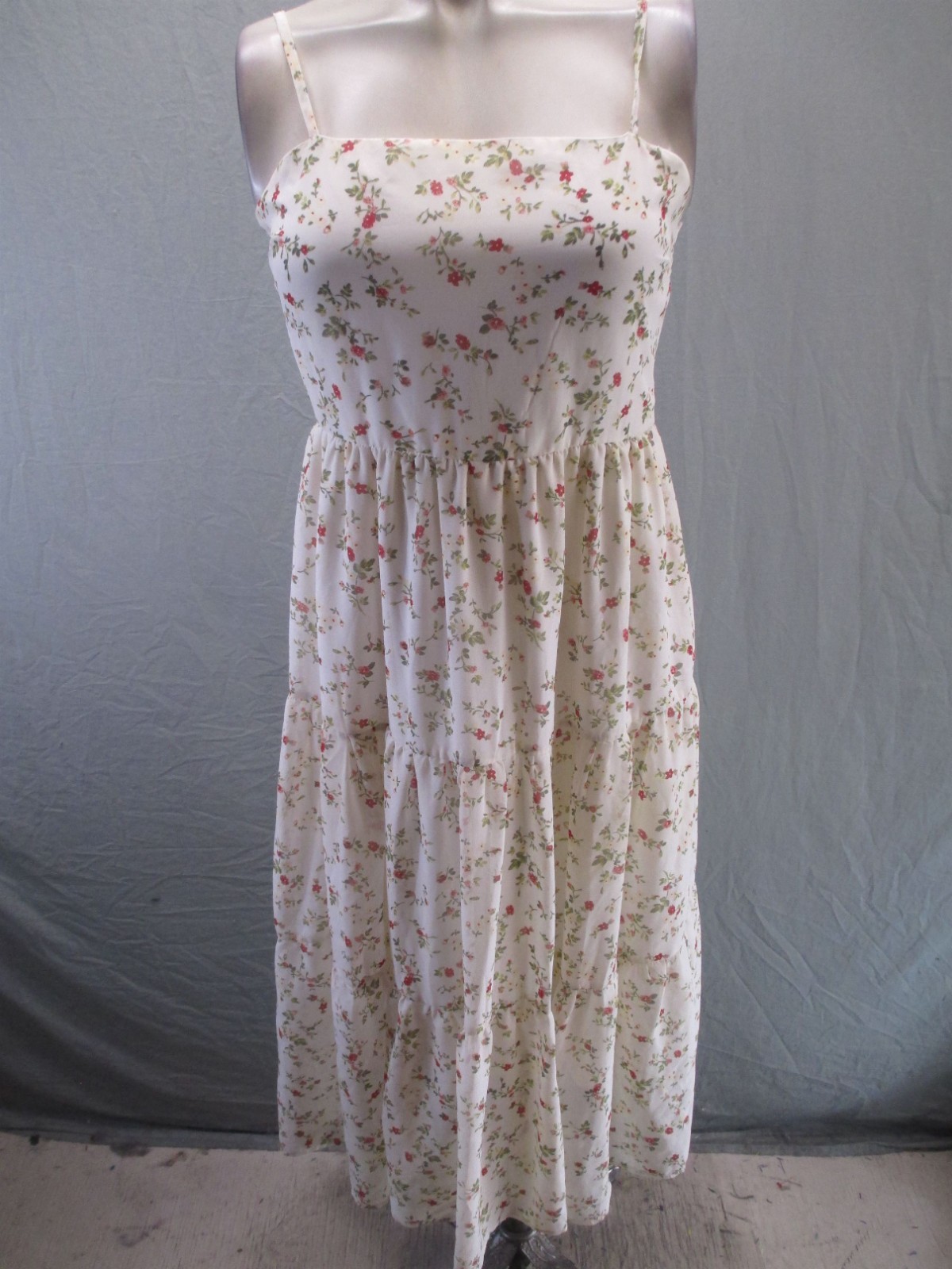 Justify Size S Womens Multicolor Floral Sleeveless Straps Beauty Sundress 278