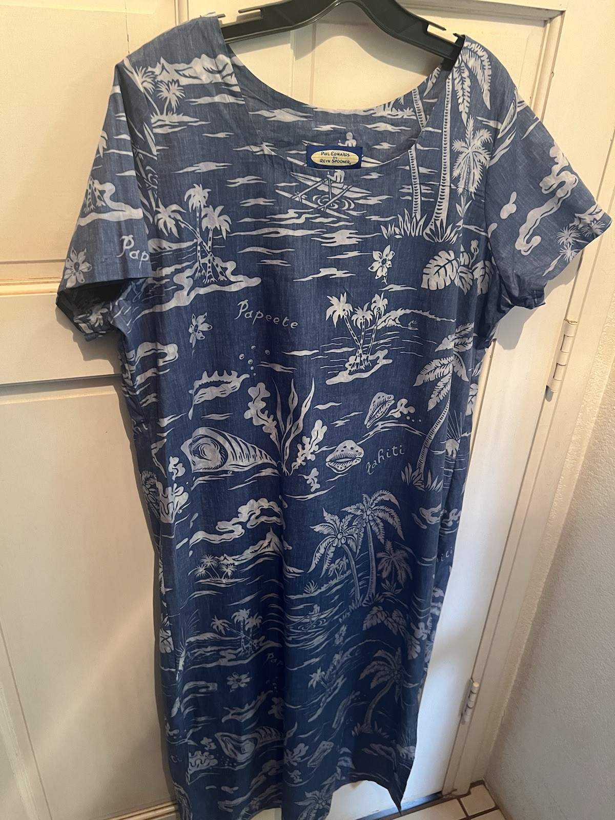 Reyn Spooner By Phil Edwards Women Long Dress Size Large Special Limited Edition