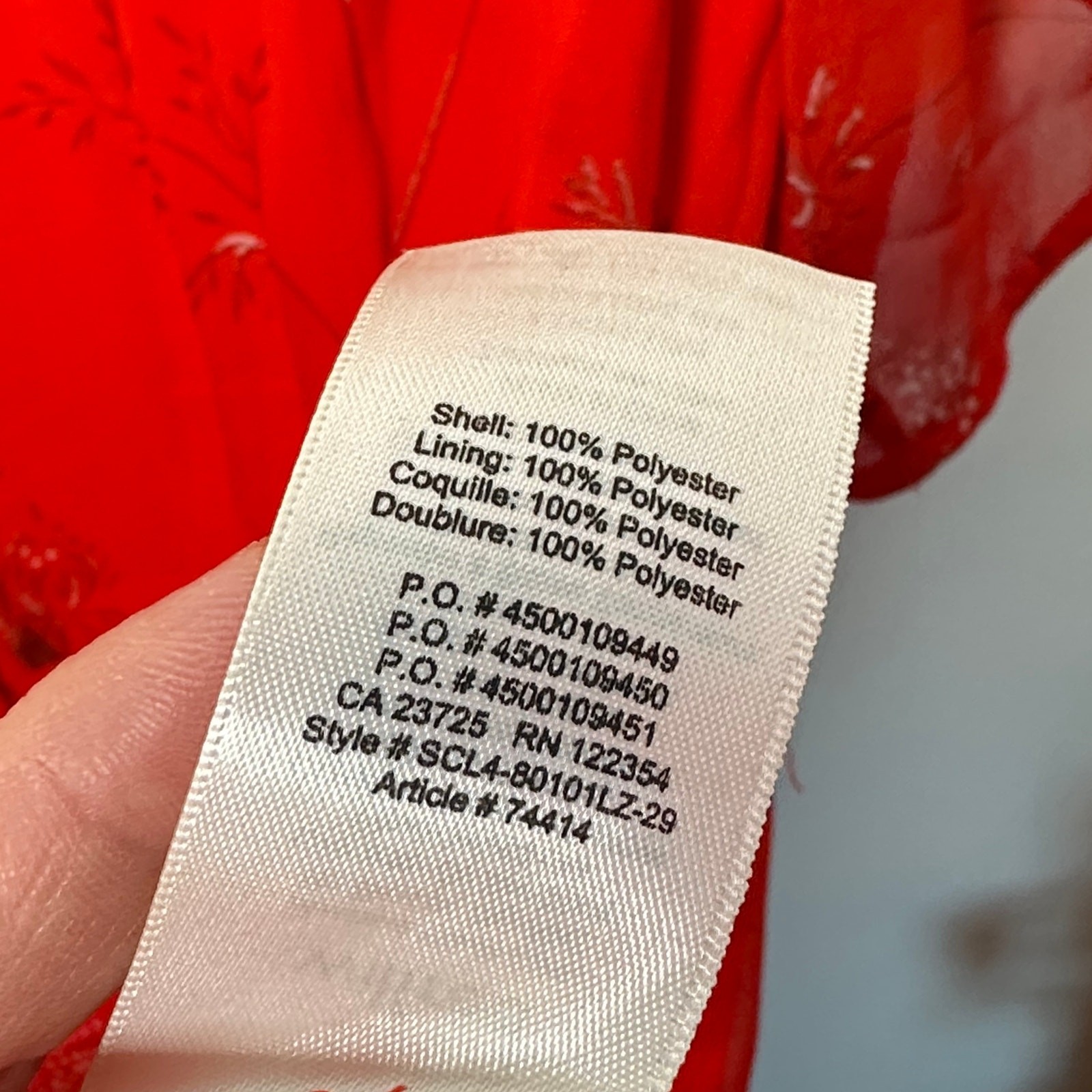 WILFRED x ARITZIA Button Front Dress Flame Scarlet Red {VV31}