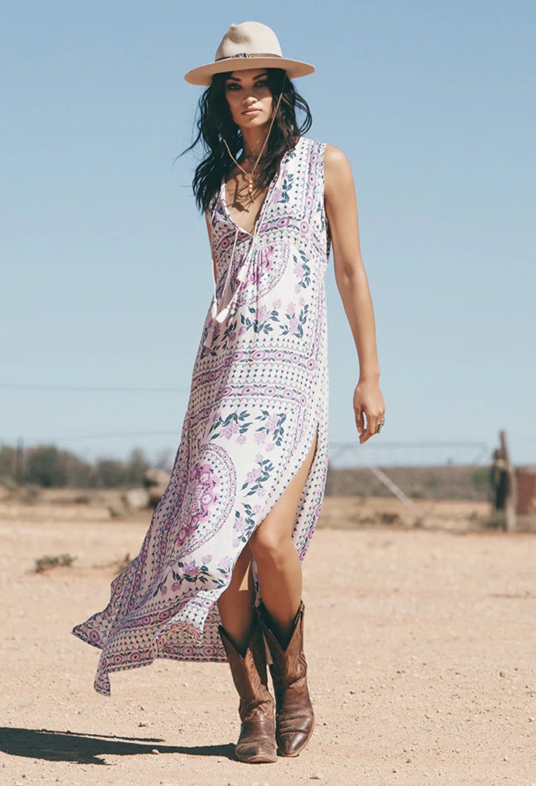 🦋Spell And The Gypsy L Pandora Split Maxi Dress EXC