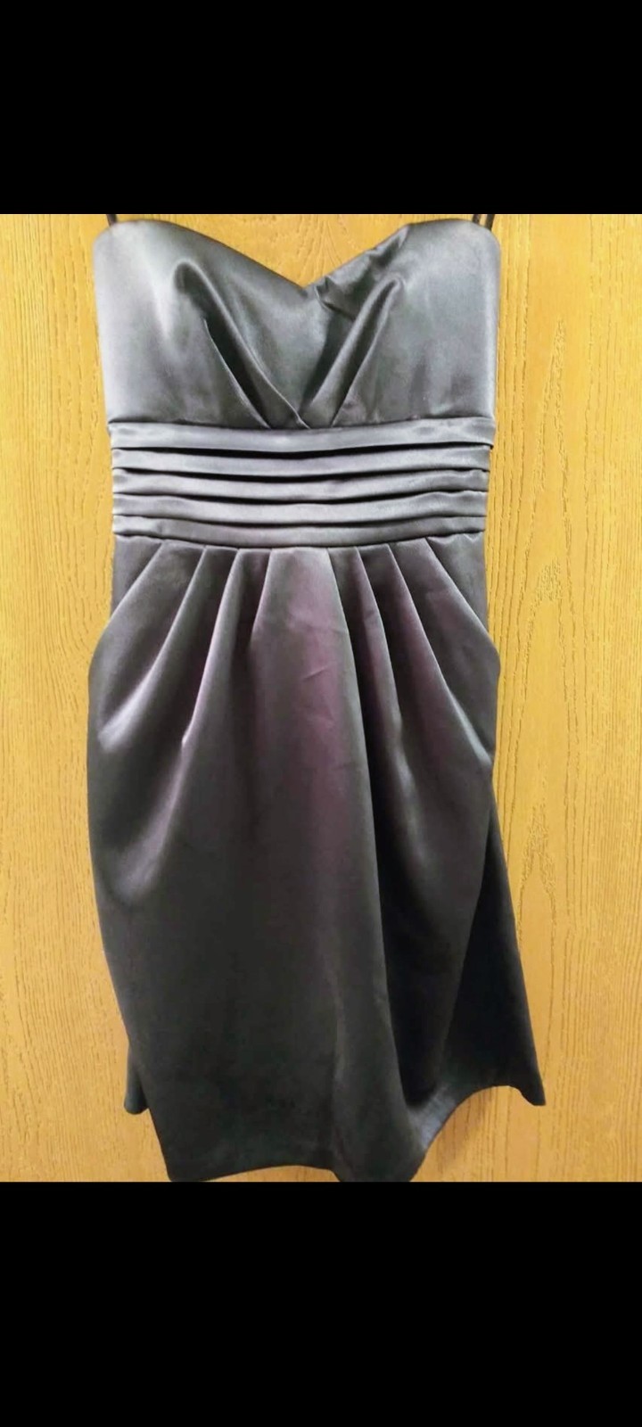 As U Wish Strapless Maxi Dress Tie Back
