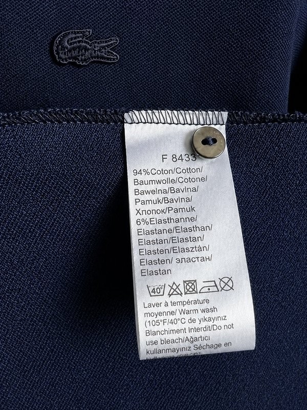 womens lacoste dress navy cotton xxl