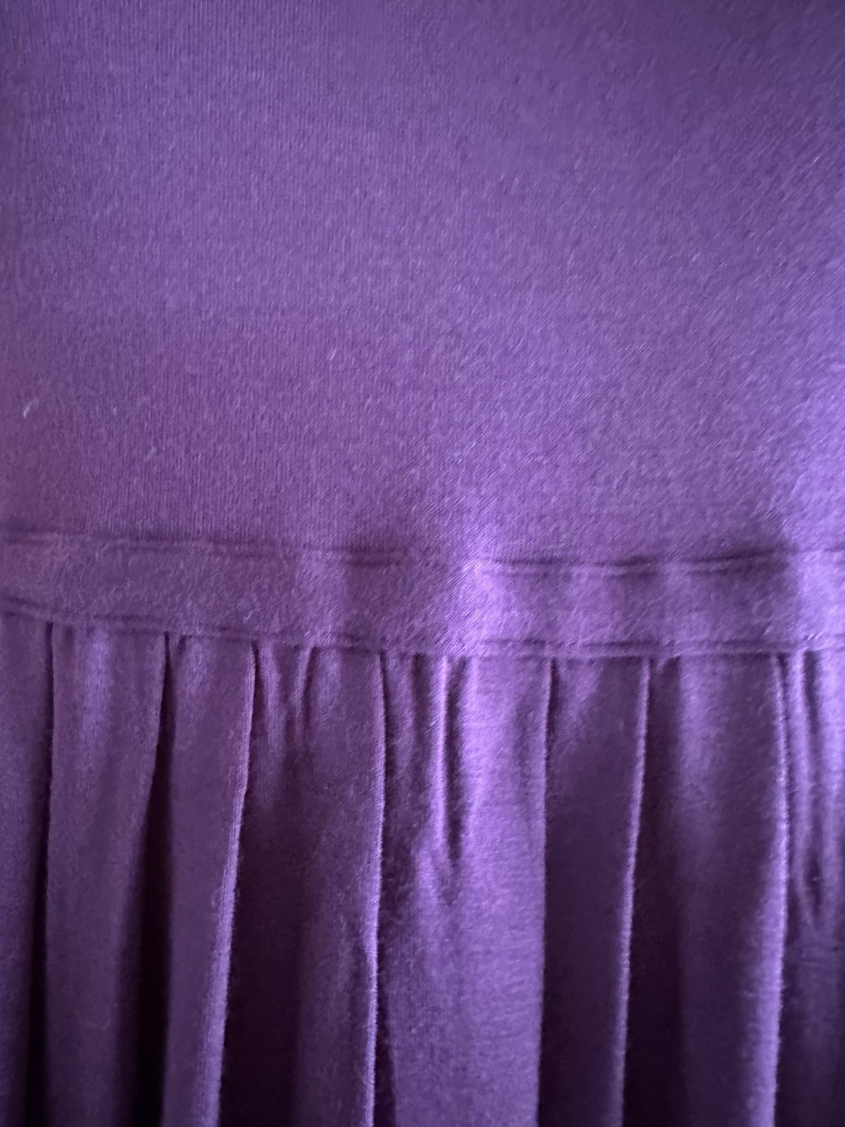 Du Jour QVC Purple Empire Waist Sleeveless Knit Dress Medium NWT Rayon Blend