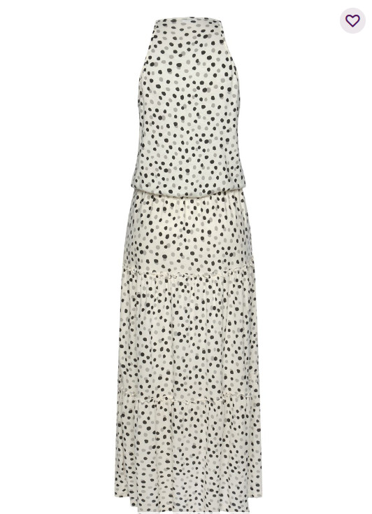 High Neck Maxi Dress