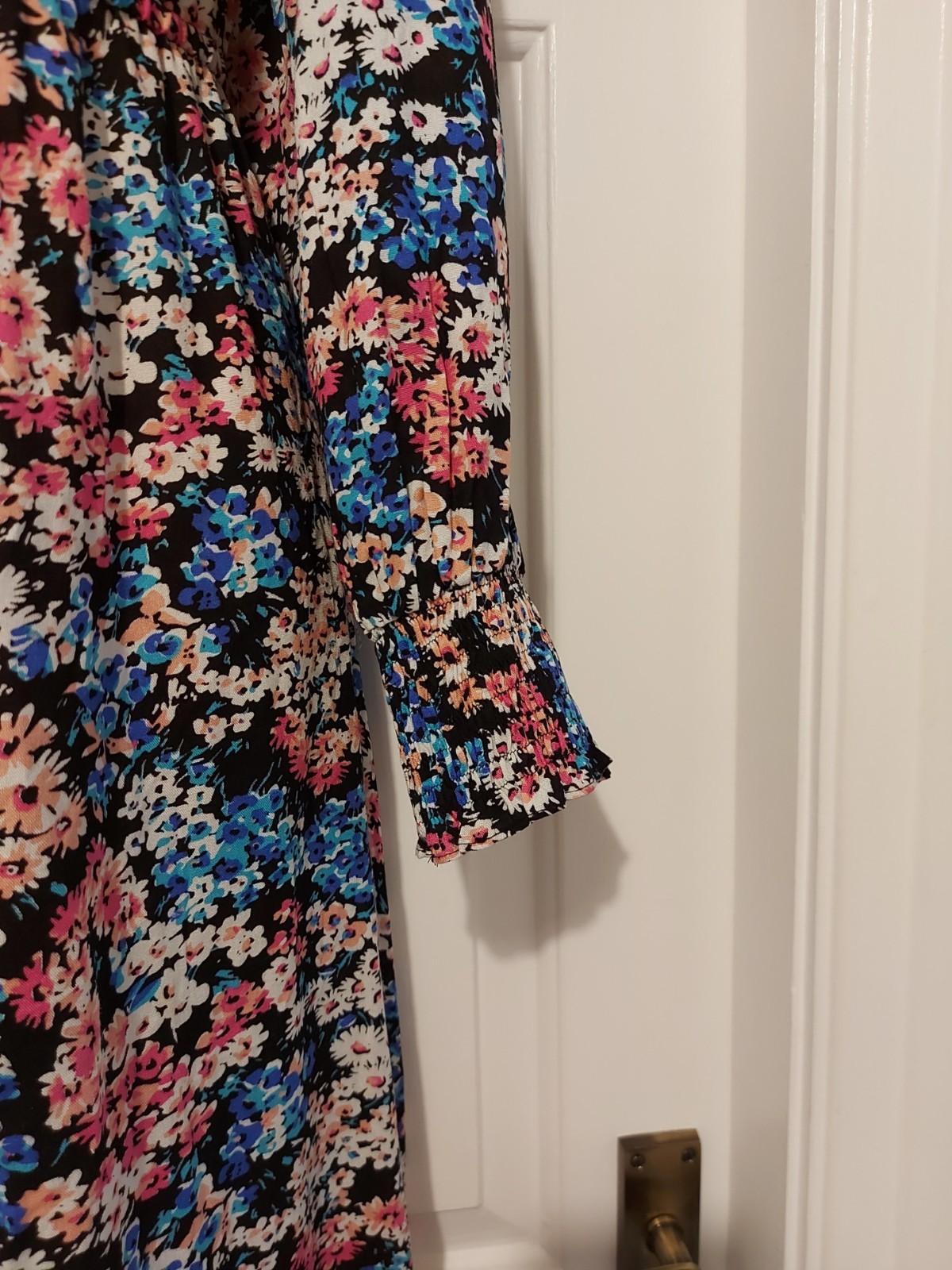 JOE BROWNS FLORAL VINTAGE BOHO STYLE TASSEL TIES MAXI DRESS – Sz 12-14
