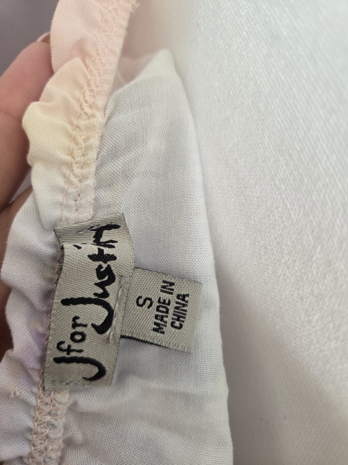 J For Justify Short Pastel Tye Dye Peasant Dress