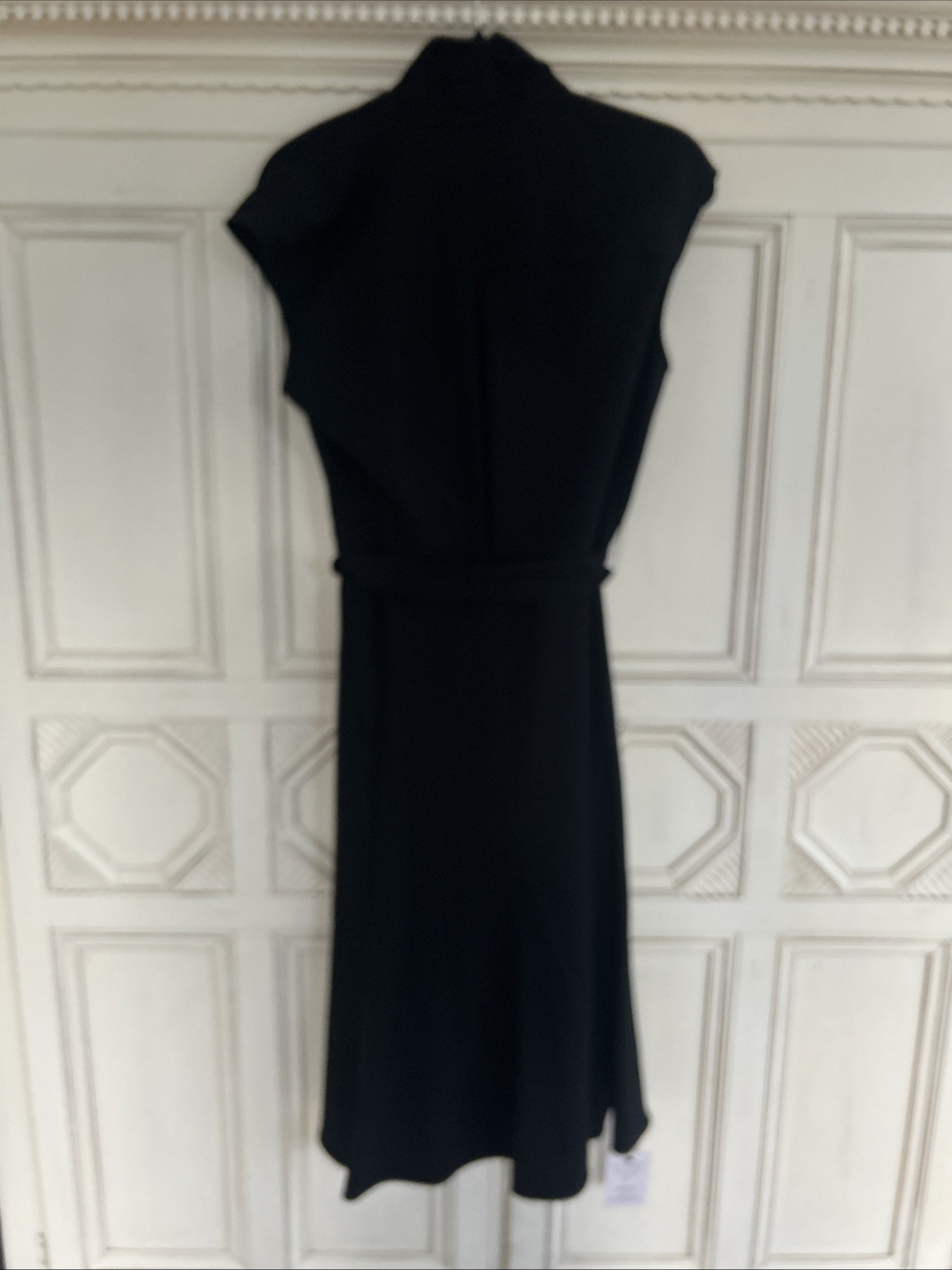 MM Lafleur Isabelle Dress Light Twill Black Women’s Size 8 NEW WITH TAG