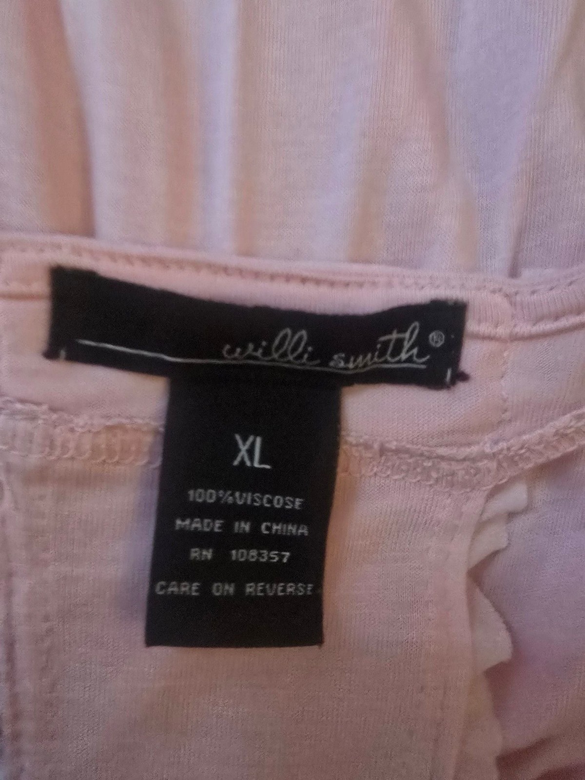 Willi Smith Pink Rosette Viscose Sleeveless Babydoll dress balletcore XL