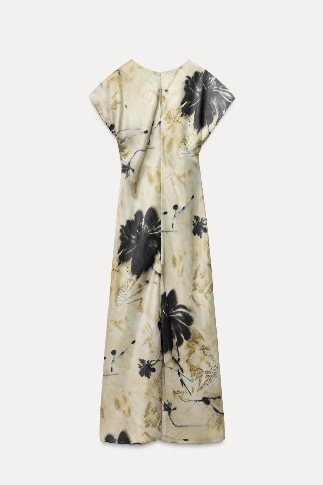 NWT_ZARA WOMAN SATIN EFFECT MIDI DRESS FW24 9112/226_SIZE XS-L