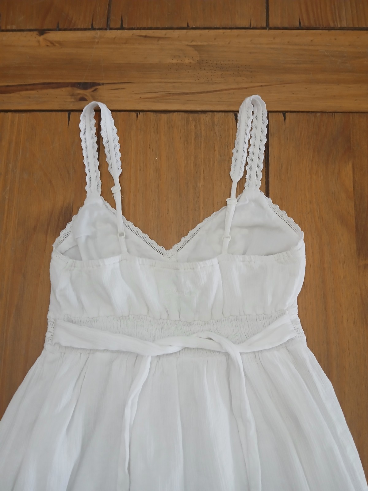 O’Neill White Cotton Sundress M Embroidered Beach Festival Cottage Fairy Party