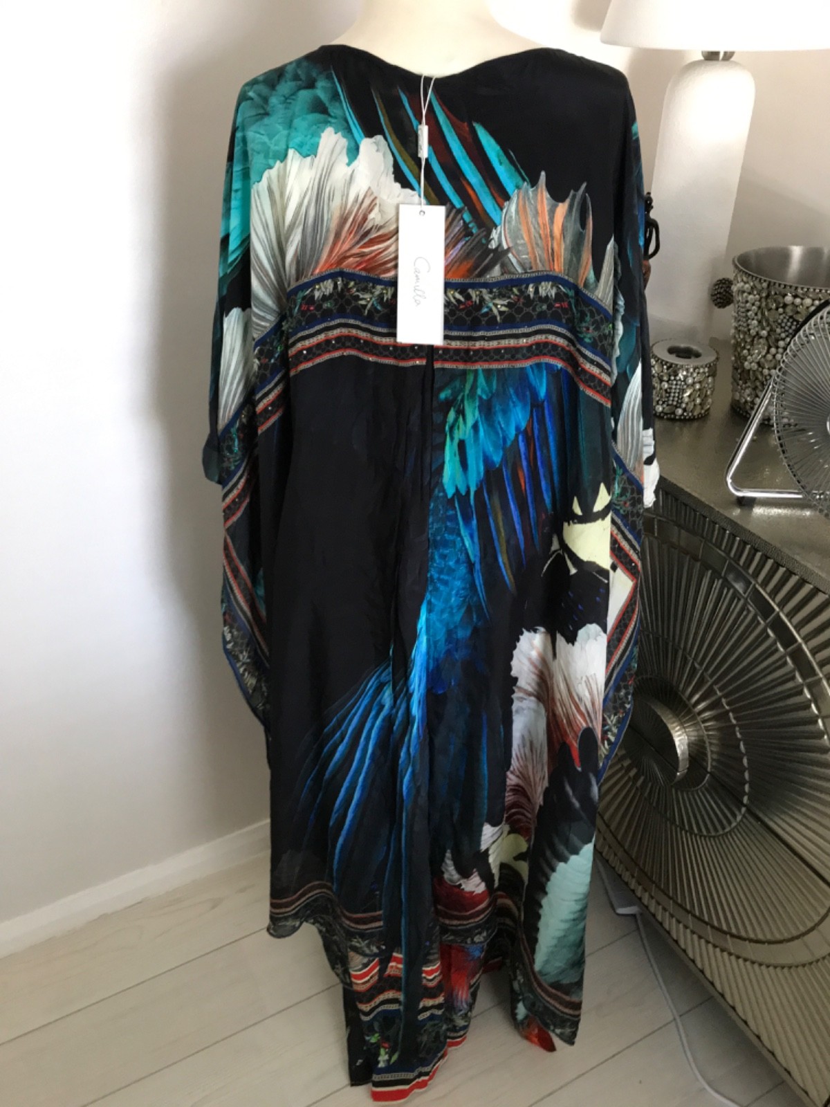 CAMILLA FRANKS “NIGHT FLIGHT” FLOATY KAFTAN O/S