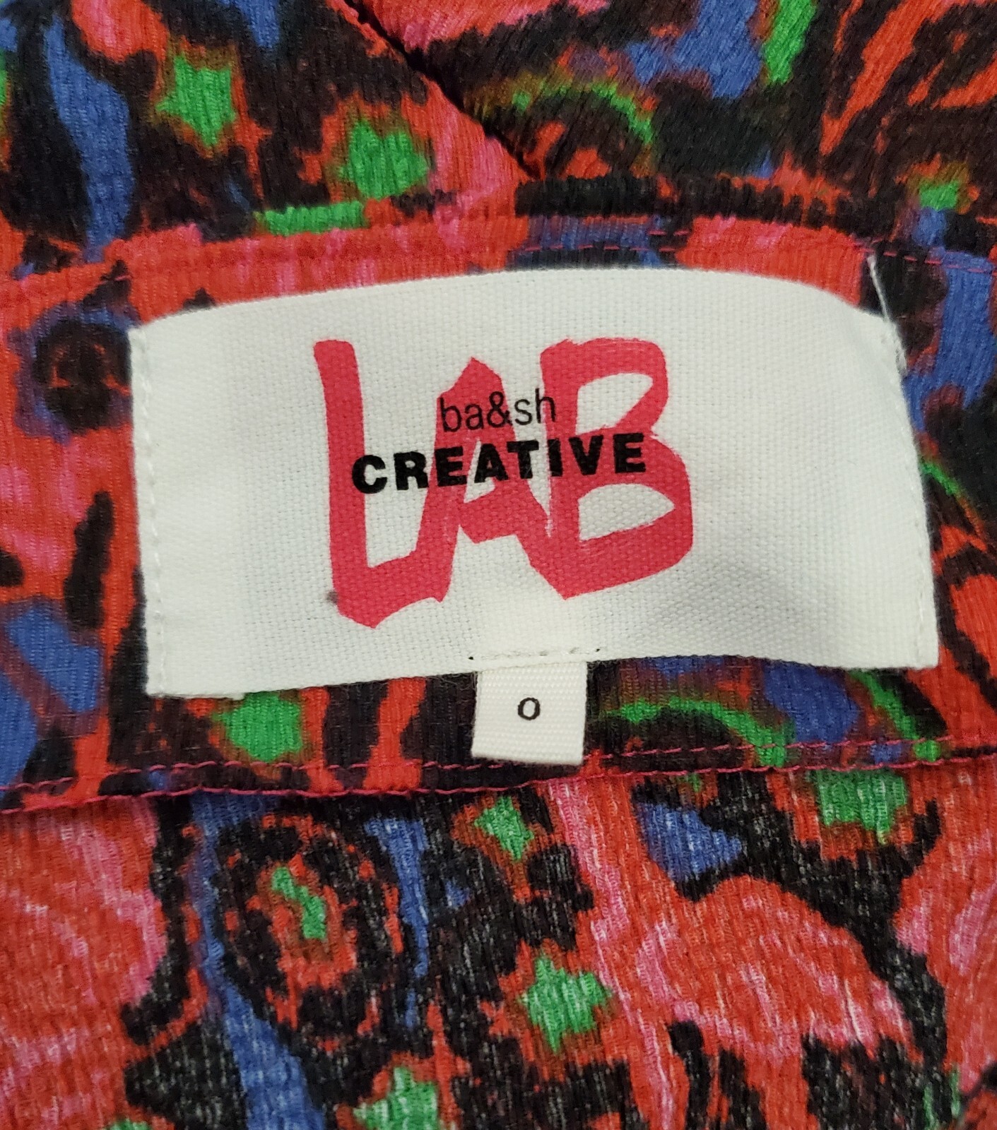 Ba&sh Lab Creative Dolly Jewel Button Summer Mini Dress Size 0 UK 6 New RRP £230