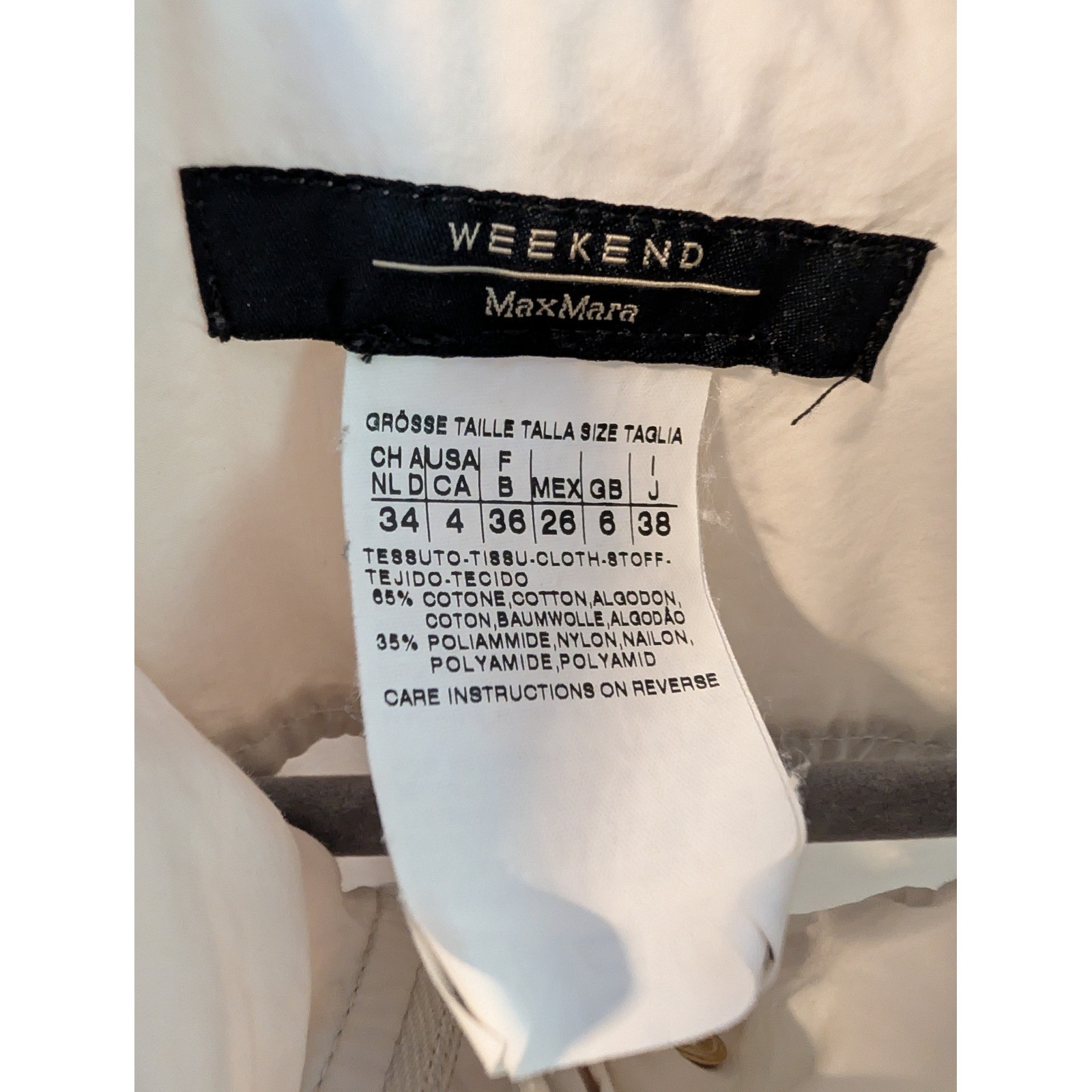 Weekend Max Mara Womens Beige Utility Belted Cargo Dress Size 4 US Safari