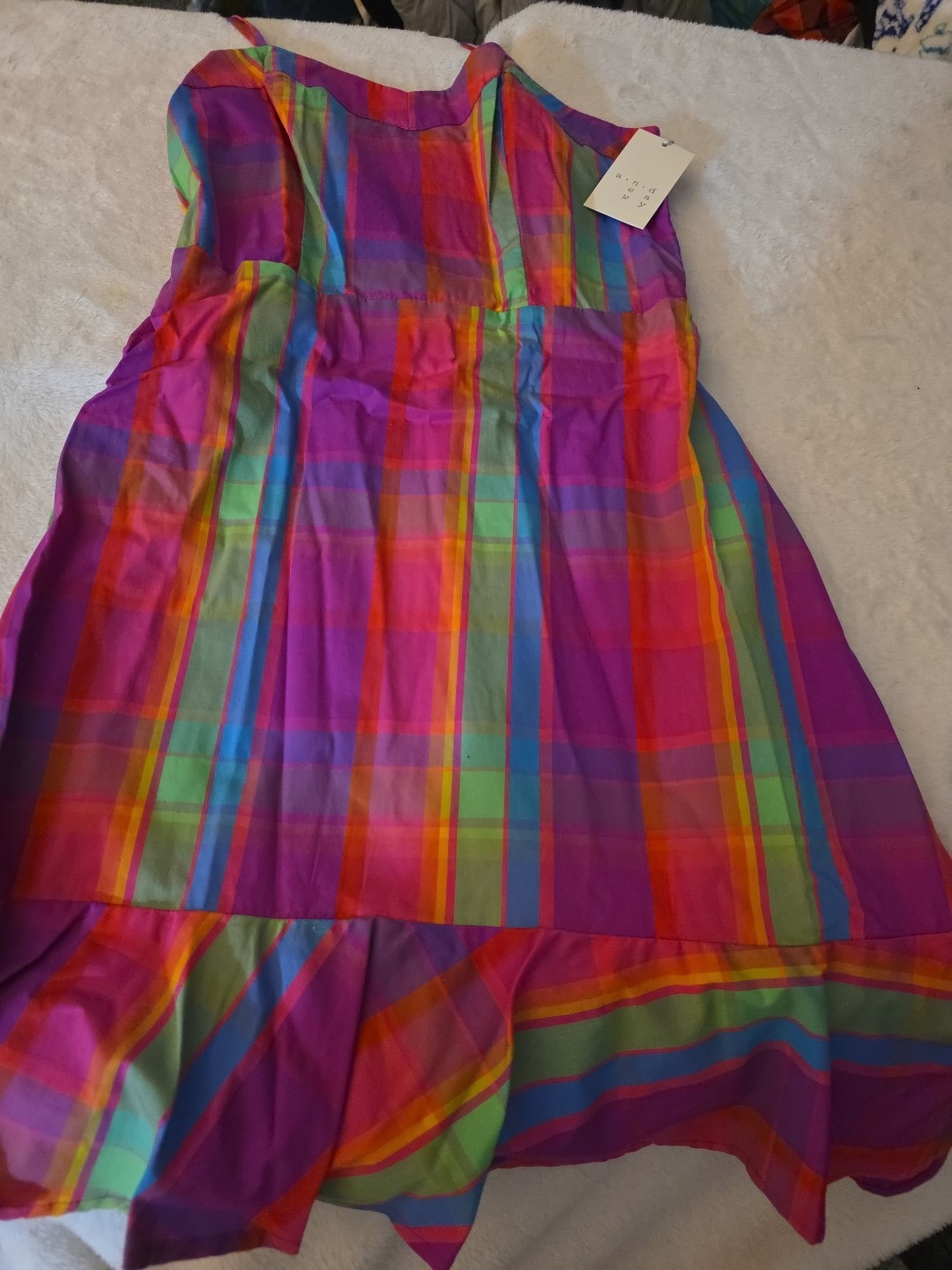 A New Day Purple Sleeveless A-Line Maxi Dress Women’s Size Medium NEW